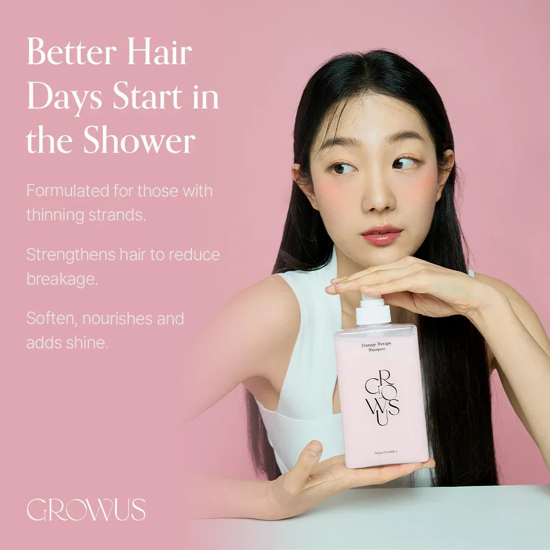 GROWUS | Damage Therapy Shampoo - 500ml - InternationalCosmetic