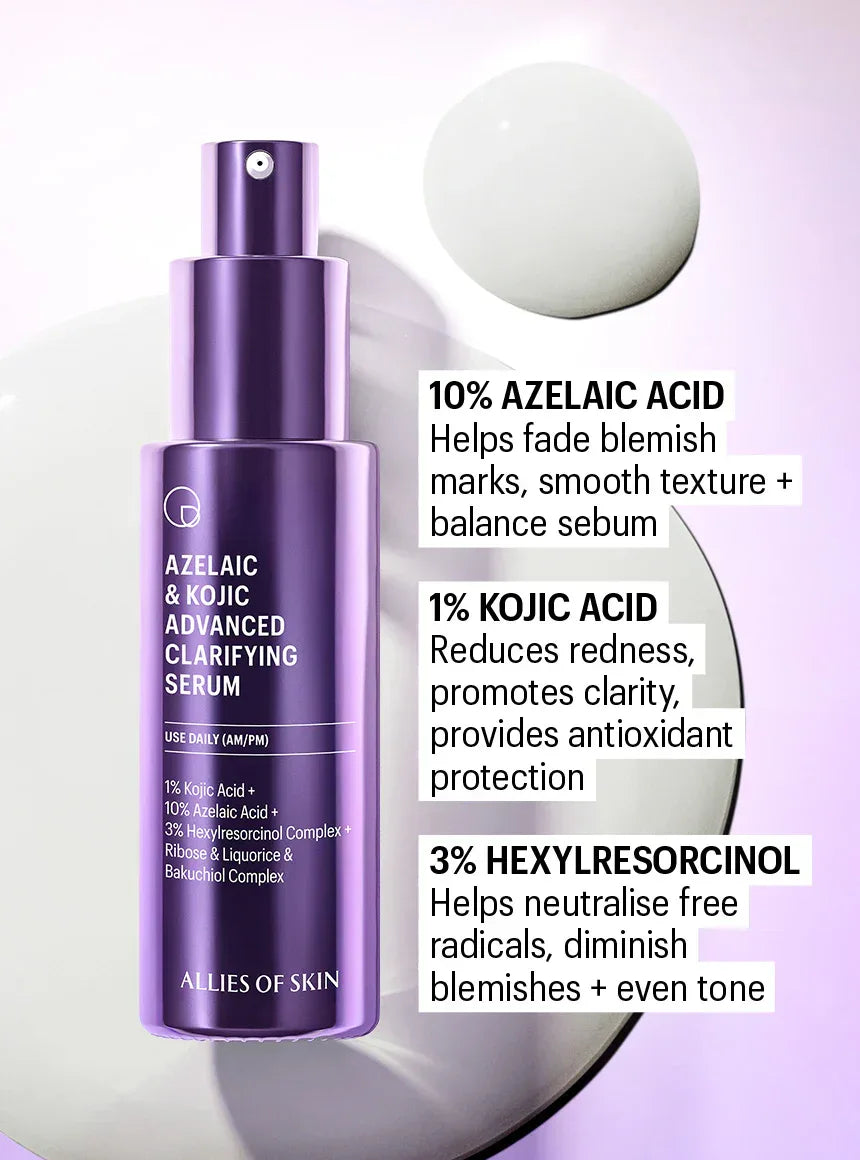 ALLIES OF SKIN | Azelaic & Kojic Advanced Clarifying Serum - 30ml - InternationalCosmetic