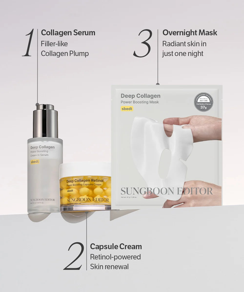 SUNGBOON EDITOR | Deep Collagen Retinol Power Boosting Capsule Cream - 50ml