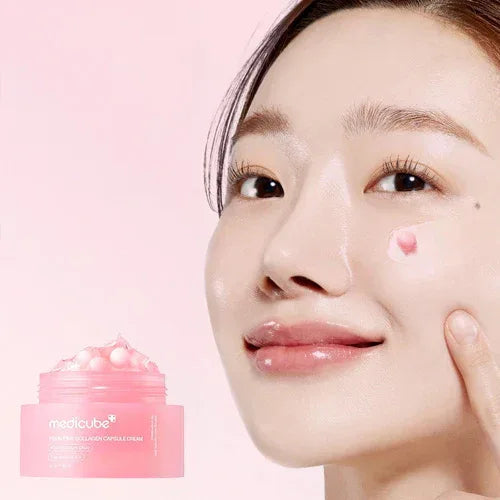 MEDICUBE | PDRN Pink Collagen Capsule Cream - 55 gr - InternationalCosmetic
