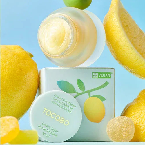 TOCOBO | Lemon Sugar Scrub Lip Mask - 20ml - InternationalCosmetic
