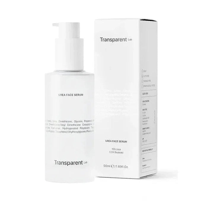 TRANSPARENT LAB | Urea Face Serum - 50ml - InternationalCosmetic