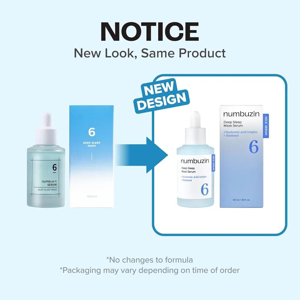 NUMBUZIN | No. 6 Deep Sleep Mask Serum - 50ml - InternationalCosmetic