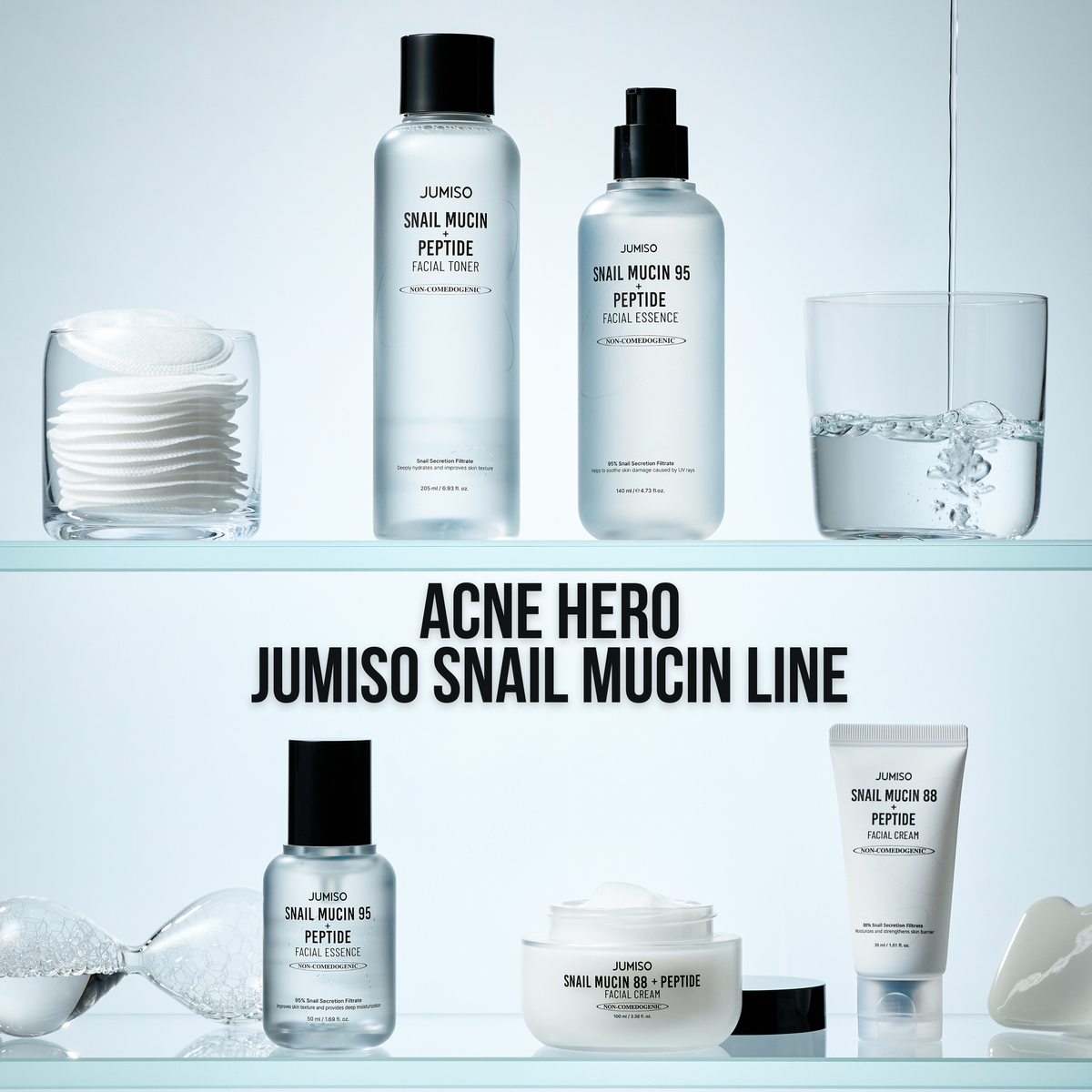 JUMISO | Snail Mucin + Peptide Facial Toner - 205ml - imagen 2