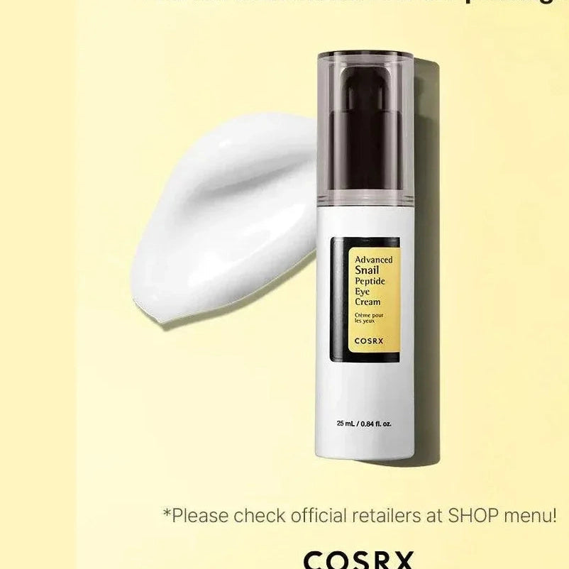 COSRX | Advanced Snail Peptide Eye Cream - 25ml - InternationalCosmetic