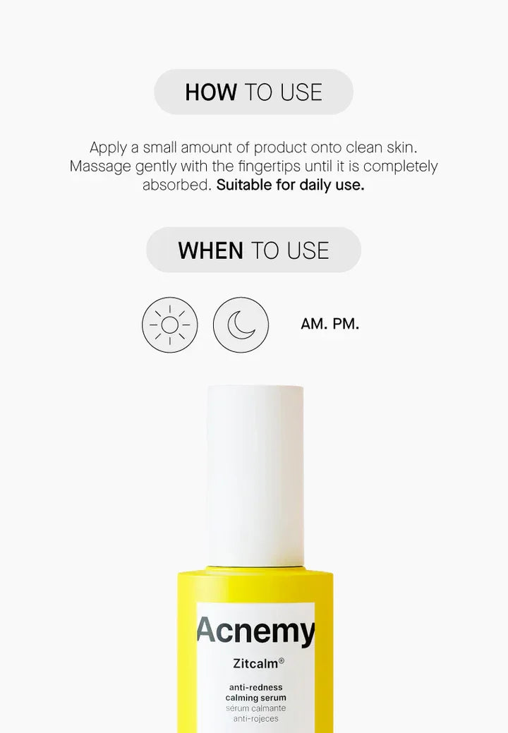 ACNEMY | Zitcalm Anti-Redness Calming Serum - 30ml - InternationalCosmetic