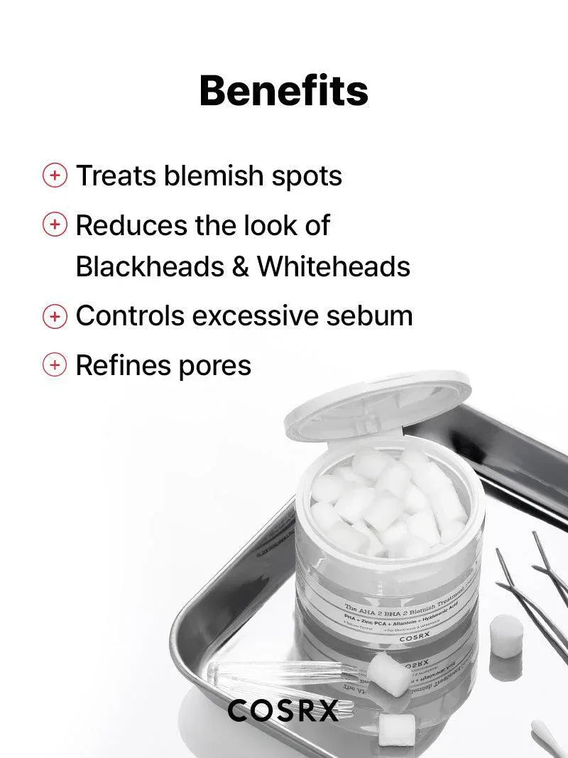 COSRX | The AHA 2 BHA 2 Blemish Treatment - 50gr - InternationalCosmetic