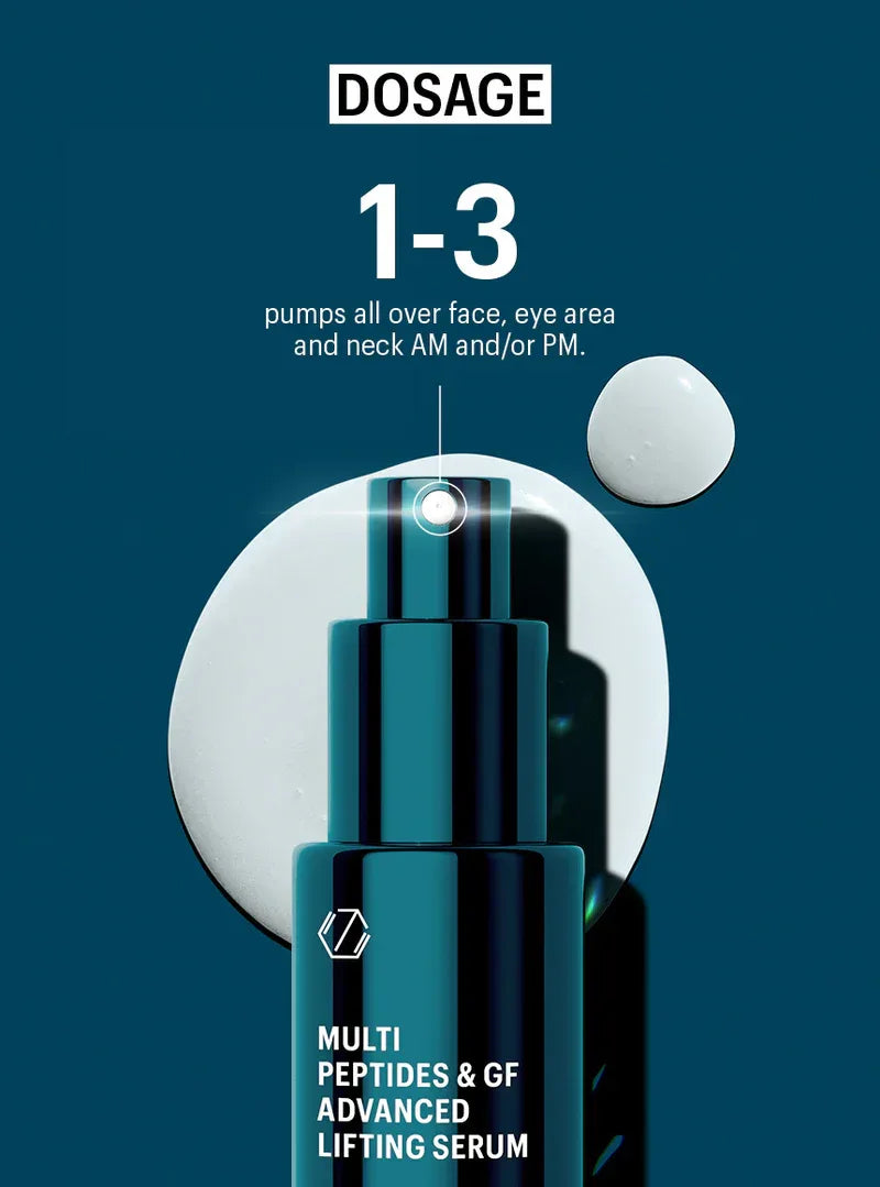 ALLIES OF SKIN | Multi Peptides & GF Advanced Lifting Serum Mini - 7ml - InternationalCosmetic