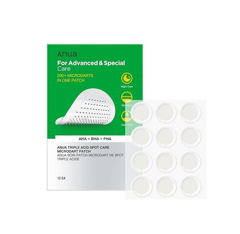 ANUA | Triple Acid Spot Care Microdart Patch 12 uds