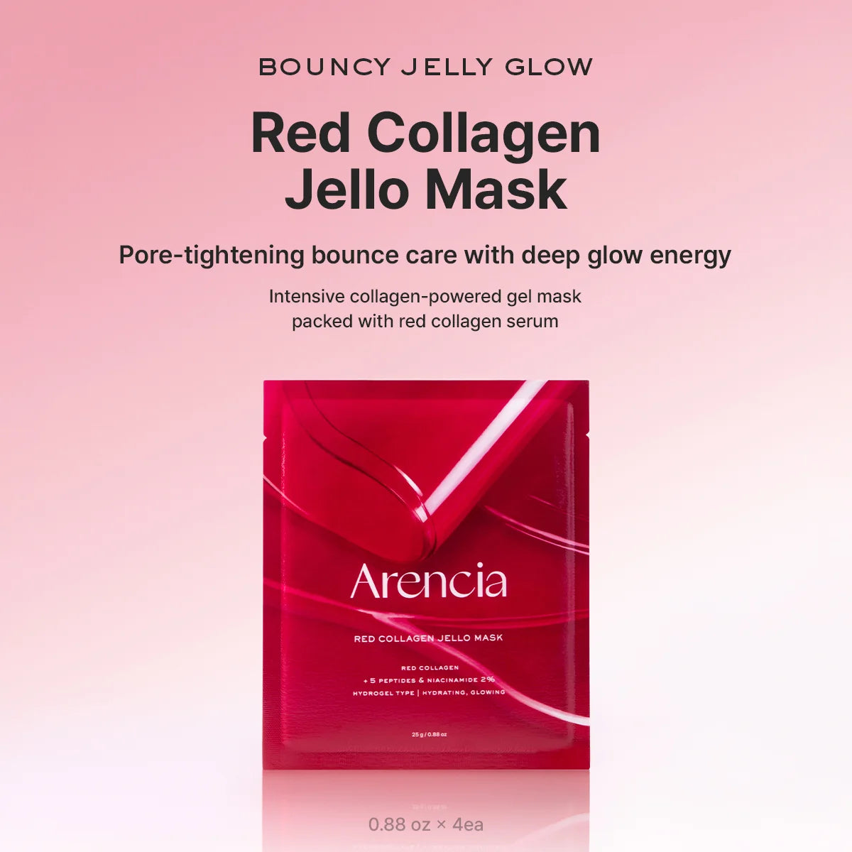ARENCIA | Red Collagen Jello Mask - 25 gr