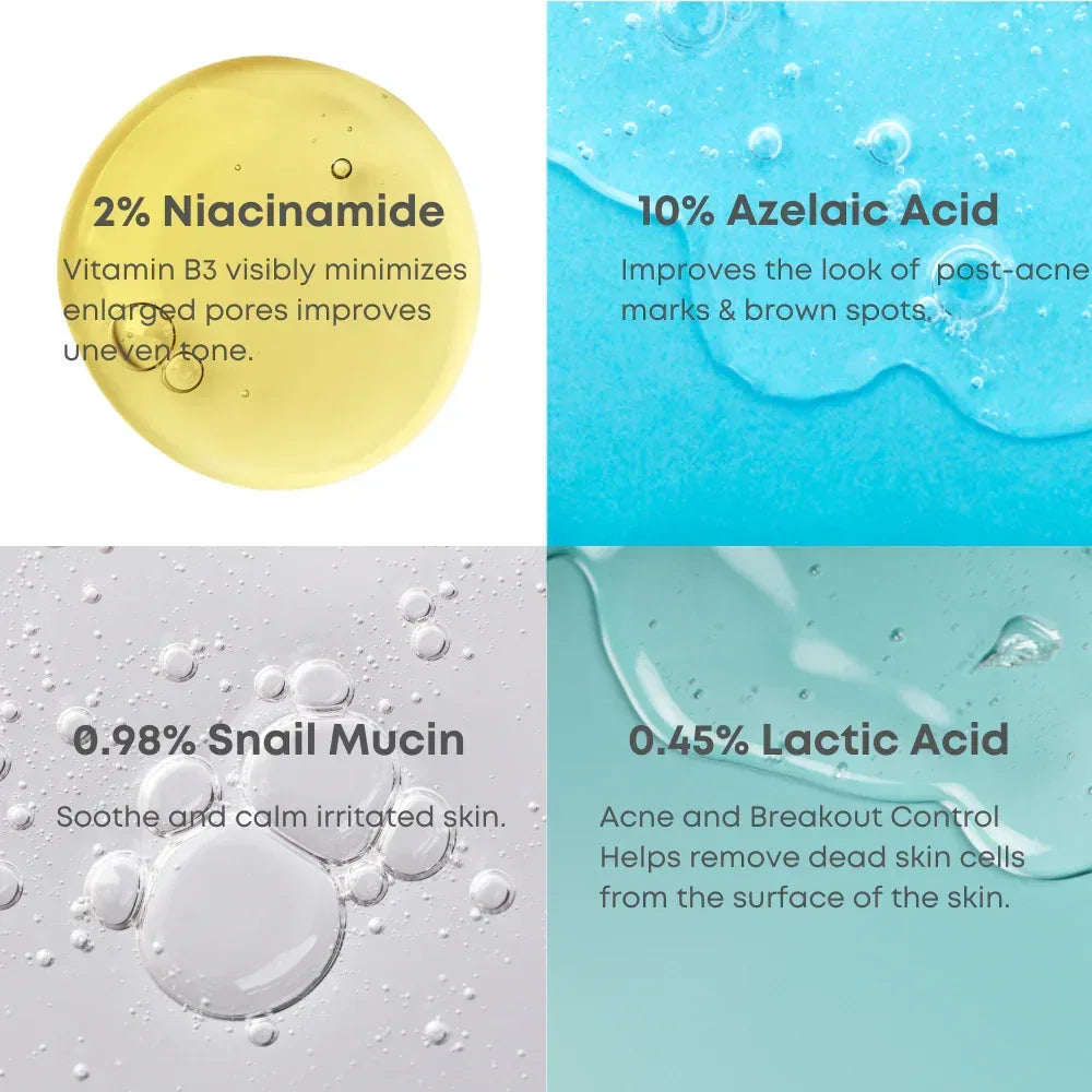 NINE LESS | A- Control 10% Azelaic Acid Serum Mini - 12ml - InternationalCosmetic