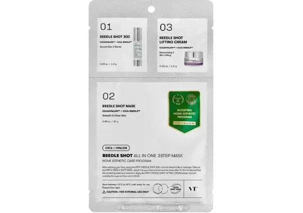 VT COSMETICS | Reedle Shot All‑In‑One 3 Step Mask - InternationalCosmetic