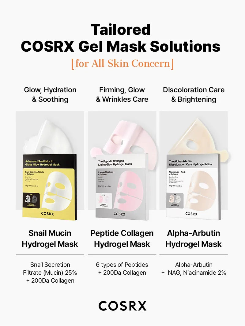 COSRX | The Arbutin Discoloration Care Hydrogel Mask - 3ud