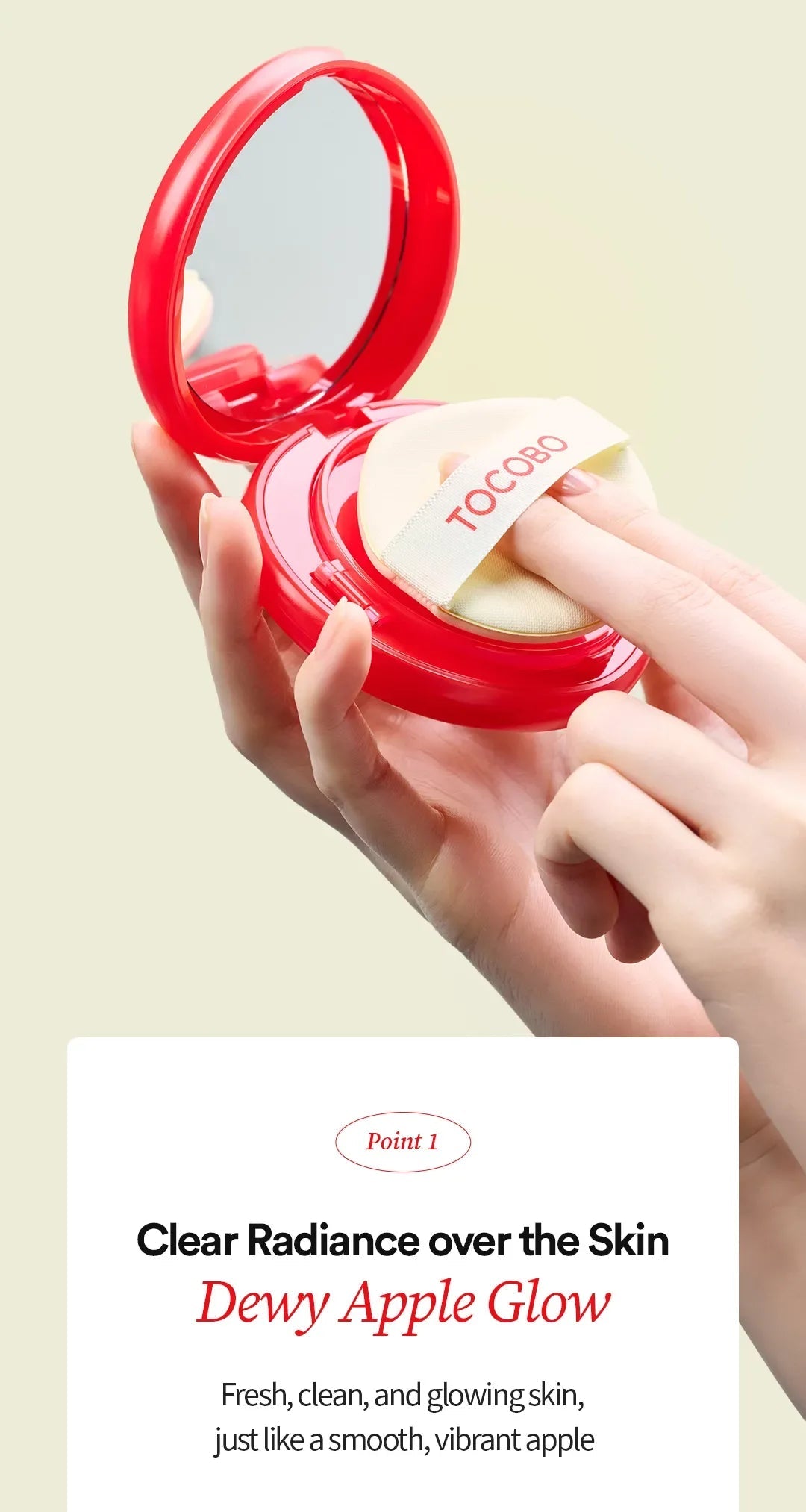 TOCOBO | Apple Dewy Fit Cushion + Refill Set SPF50+ PA++++