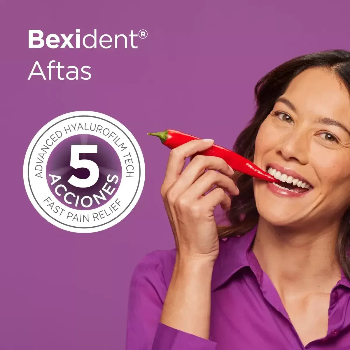ISDIN | Bexident® Aftas Colutorio con Ácido Hialurónico - 120ml - InternationalCosmetic