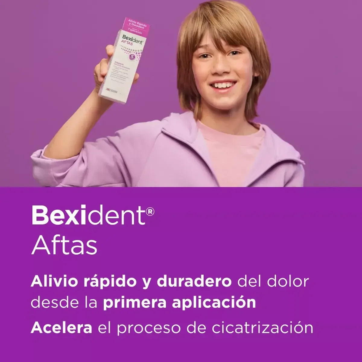ISDIN | Bexident® Aftas Colutorio con Ácido Hialurónico - 120ml - InternationalCosmetic