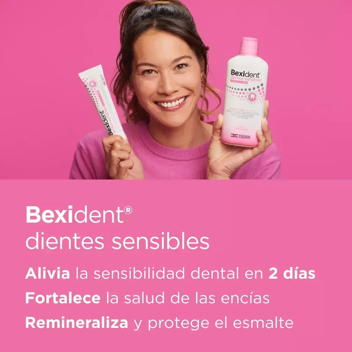 ISDIN | Bexident® Dientes Sensibles Pack Colutorio - 500ml + Pasta 75ml - InternationalCosmetic
