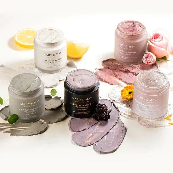 MARY & MAY | Rose Hyaluronic Hydra Wash‑Off Pack - InternationalCosmetic