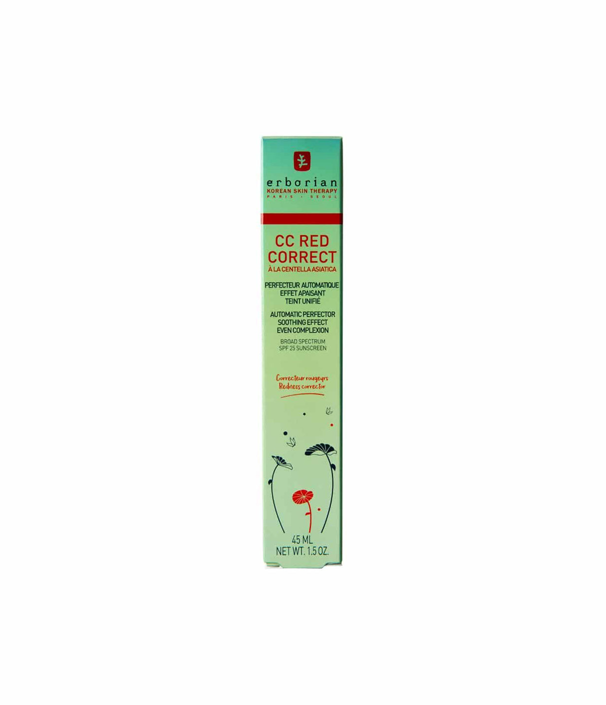 ERBORIAN | CC Red Correct - 45ml - InternationalCosmetic