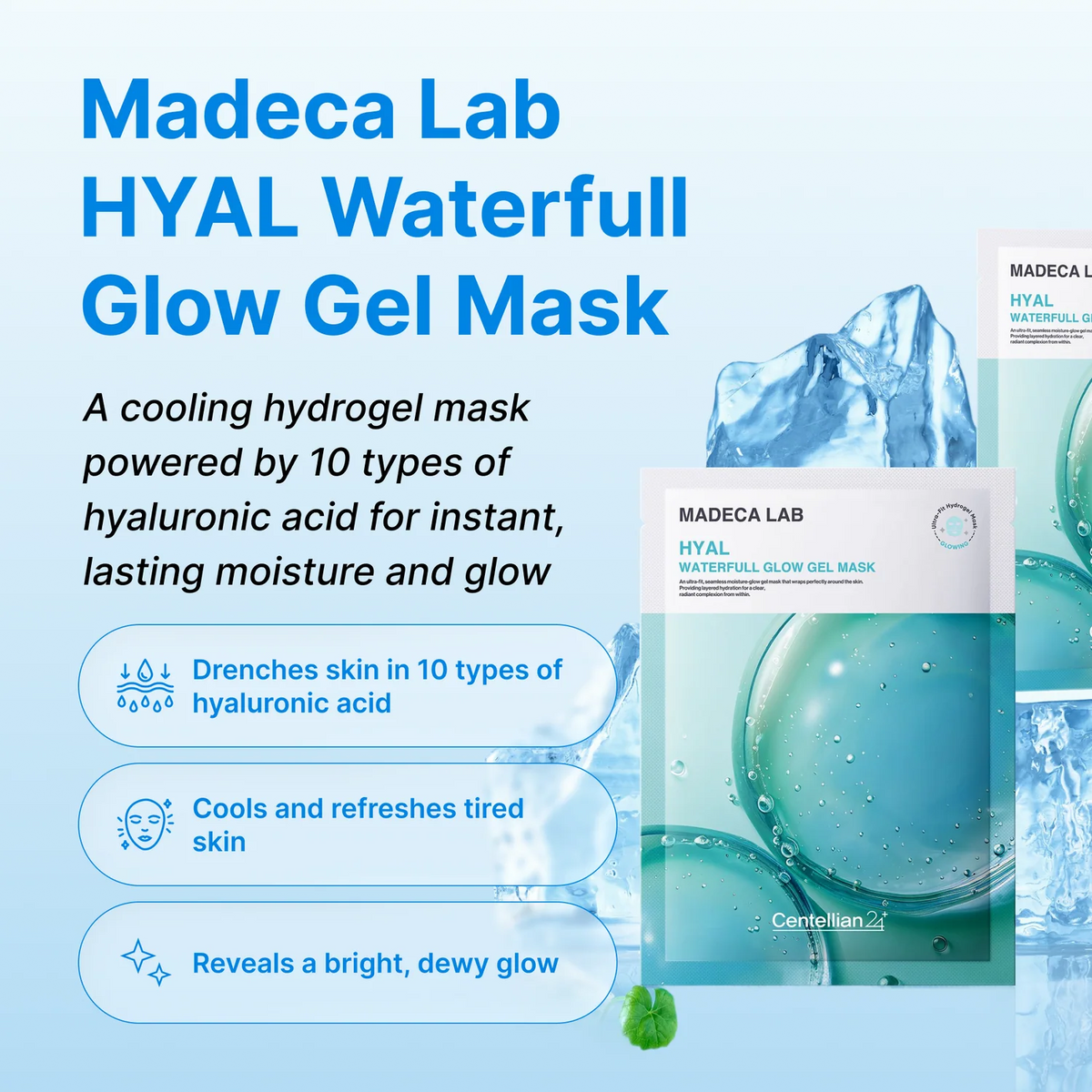 CENTELLIAN 24 | Hyal Waterfull Glow Gel Mask