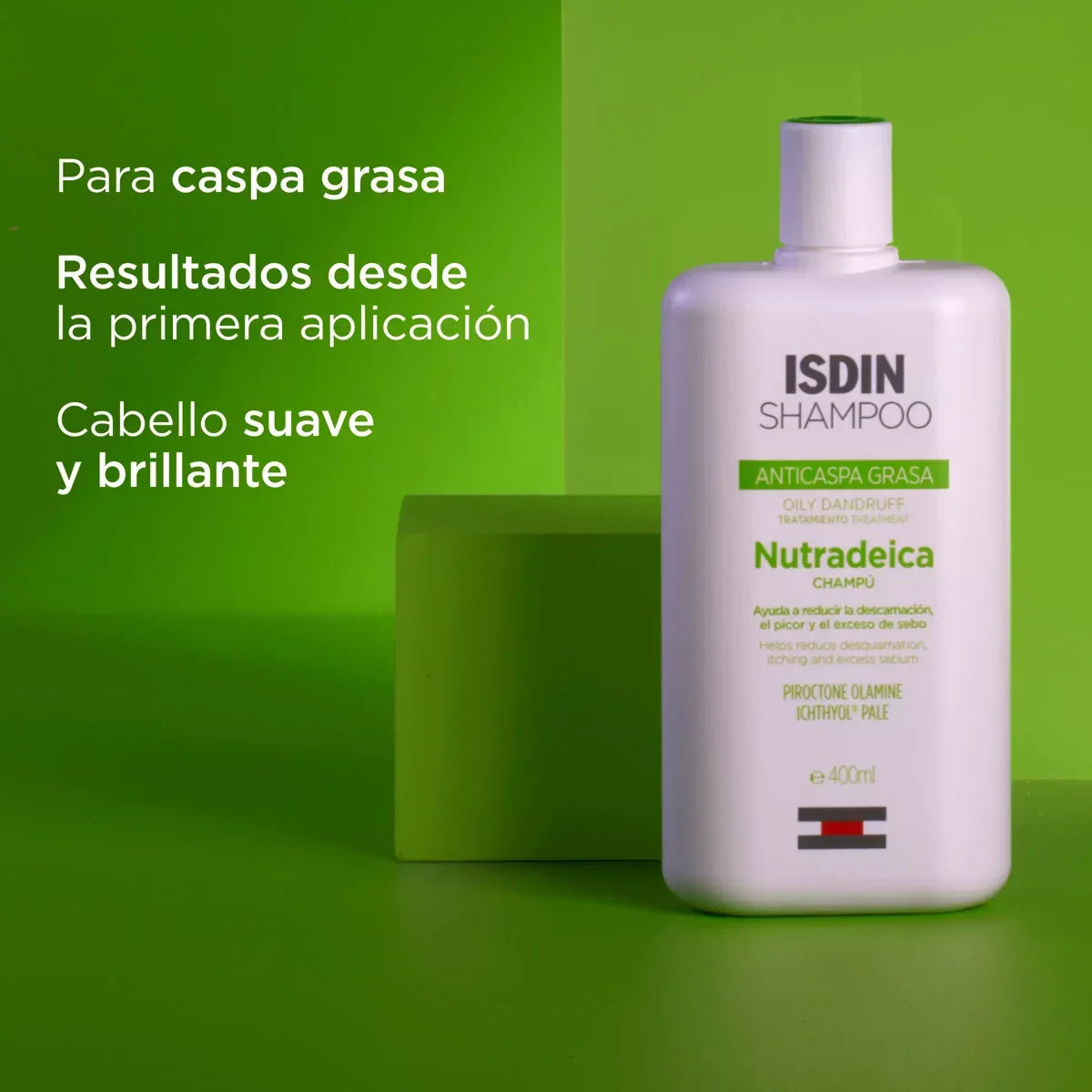 ISDIN | Nutradeica® Champú Anticaspa Grasa - 400ml - InternationalCosmetic