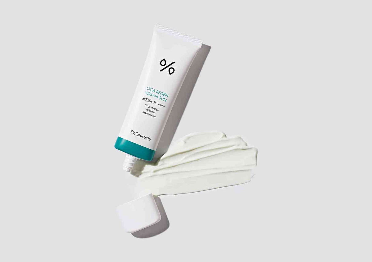 DR. CEURACLE | Muestra Cica Regen Vegan Sun SPF50+ - 2ml - InternationalCosmetic