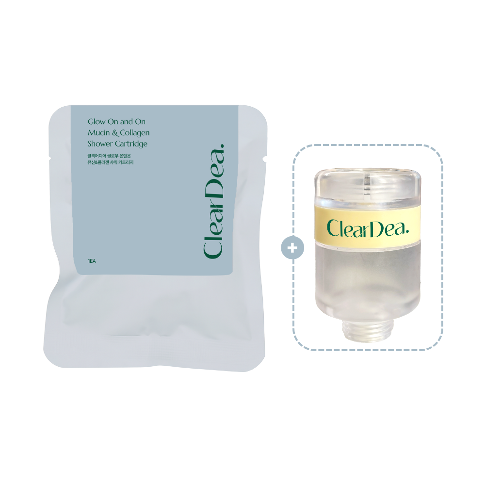 CLEARDEA. | Glow On and On Mucin & Collagen Shower Cartridge & Case