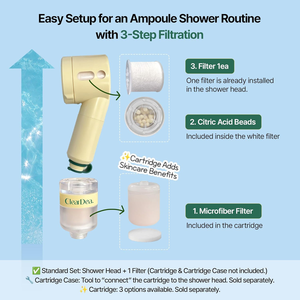 CLEARDEA. | Glow On And On Shower Head