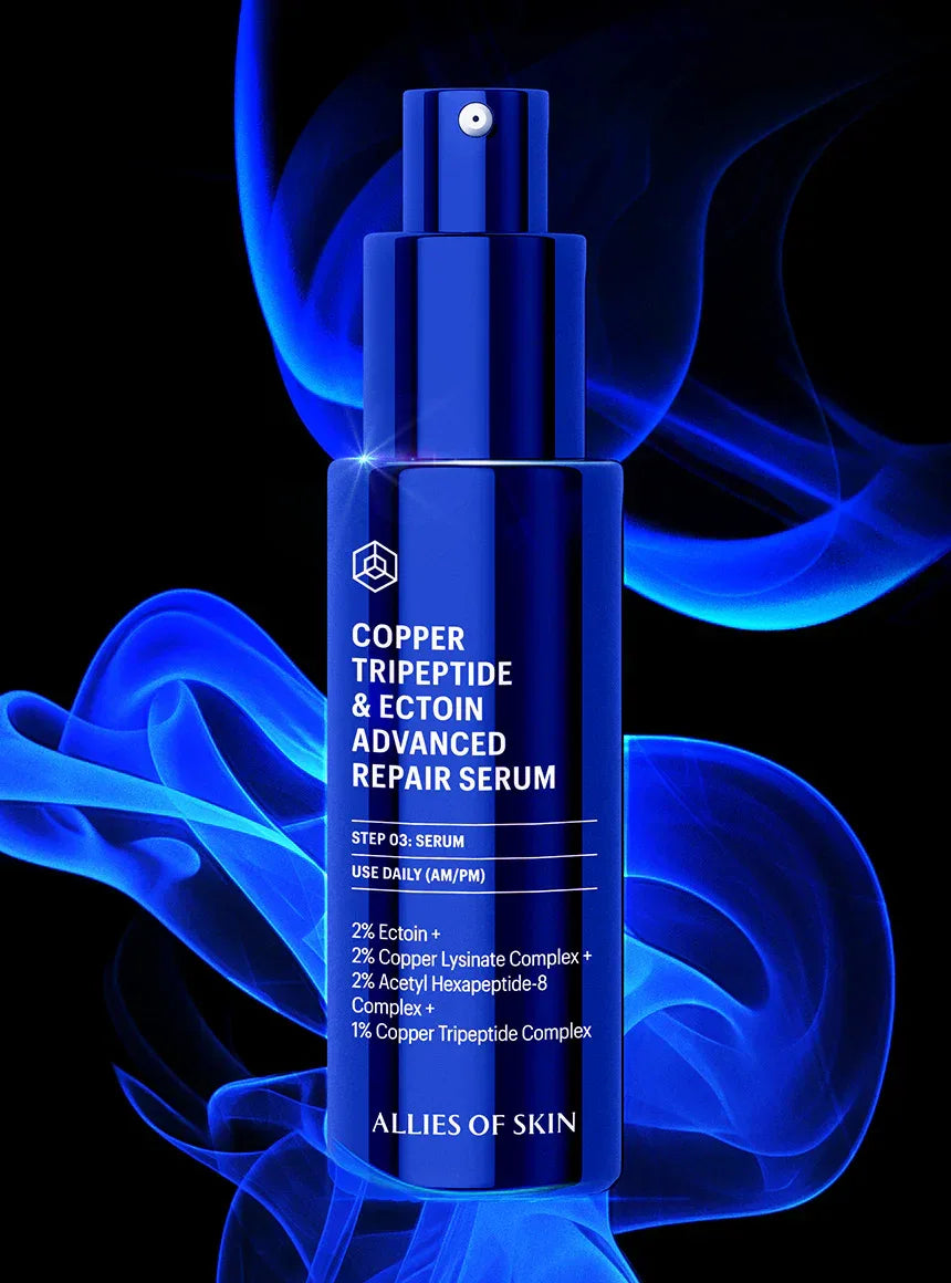 ALLIES OF SKIN | Copper Tripeptide & Ectoin Advanced Repair Serum - 30ml - InternationalCosmetic