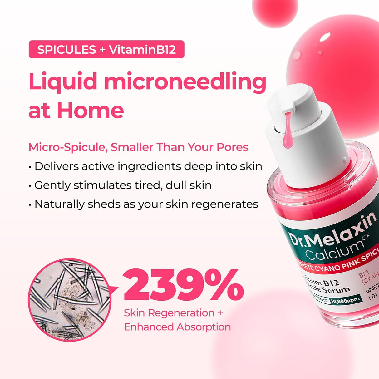 DR. MELAXIN | Cemenrete Cyano Pink Spicule Serum - 30ml