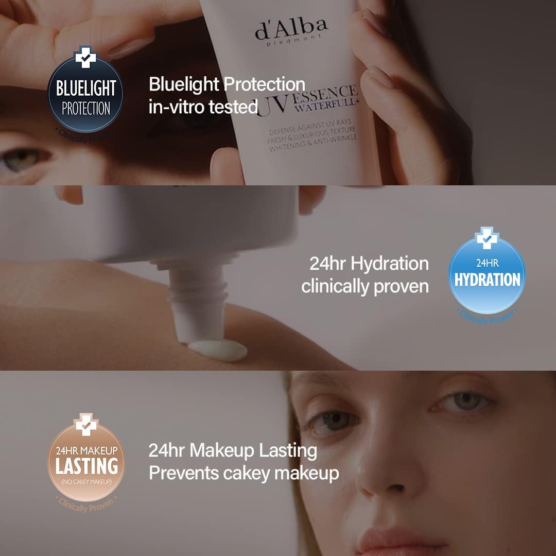 D'ALBA| UV Essence Waterfull+ SPF 50+ - 50ml