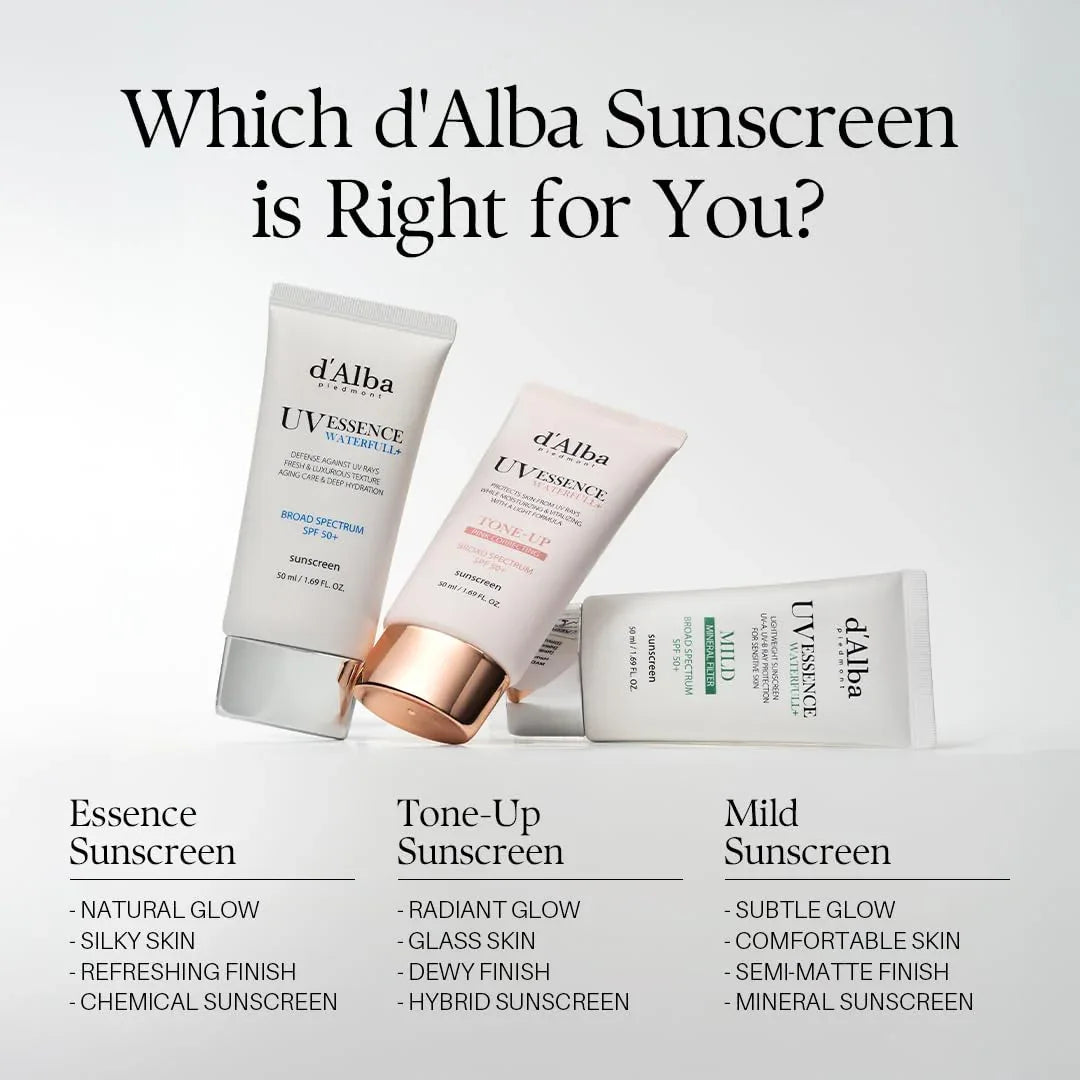 D'ALBA | Waterfull Mild Sunscreen SPF50+ PA++++ - 50ml - InternationalCosmetic