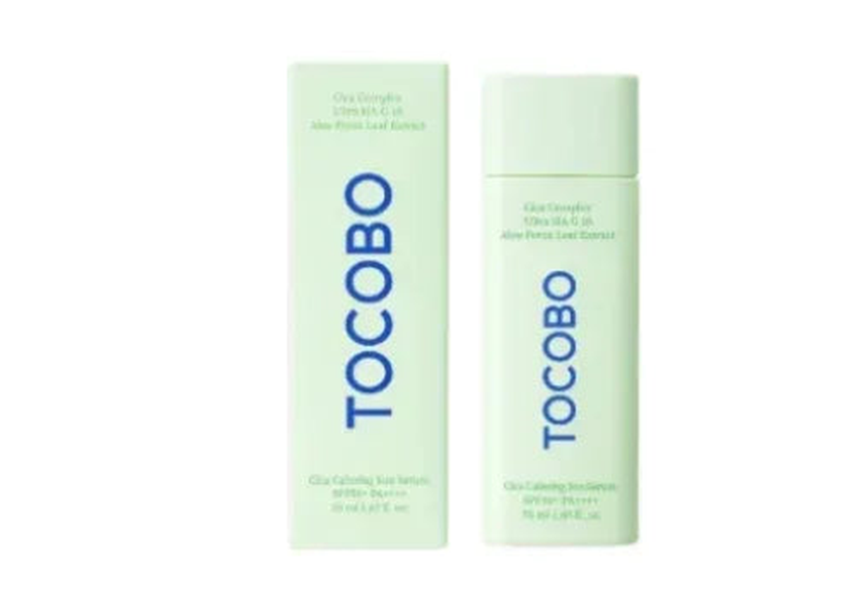TOCOBO | CICA Calming Sun Serum SPF50 Mini + Llavero - 10 ml - InternationalCosmetic