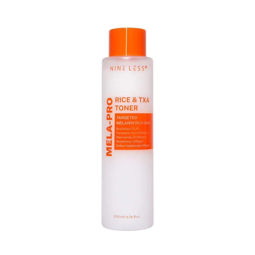 NINE LESS | MELA-PRO Rice & TXA Toner - 200ml - InternationalCosmetic