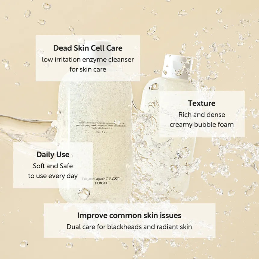 ELROEL | Enzyme Capsule Cleanser - 160ml