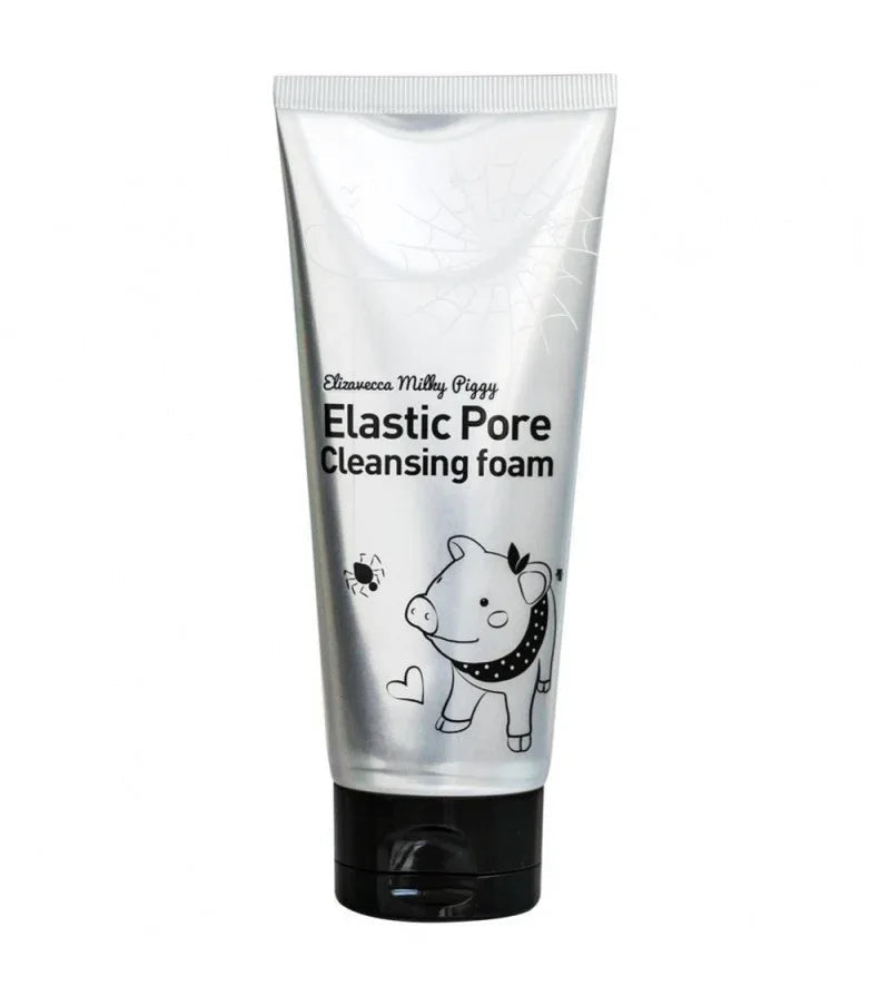 ELIZAVECCA | Milky Piggy Elastic Pore Cleansing Foam - 120ml - InternationalCosmetic