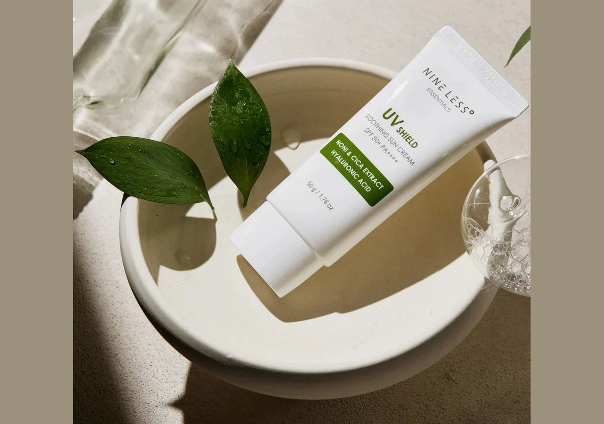 NINE LESS | Essentials UV Shield Soothing Sun Cream SPF 50+ - 50 gr - InternationalCosmetic