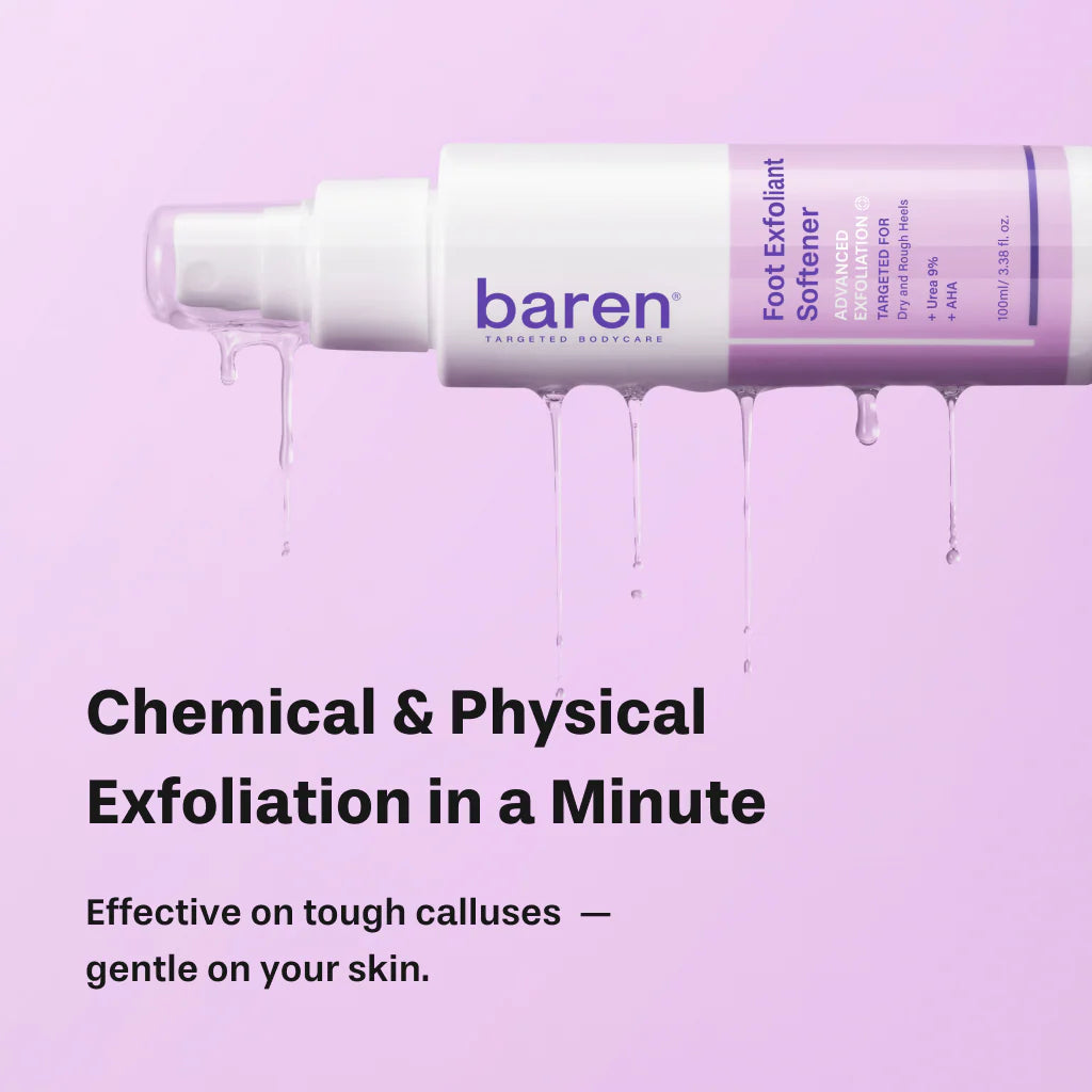 BAREN | Foot Exfolian Softener At-Home Kit