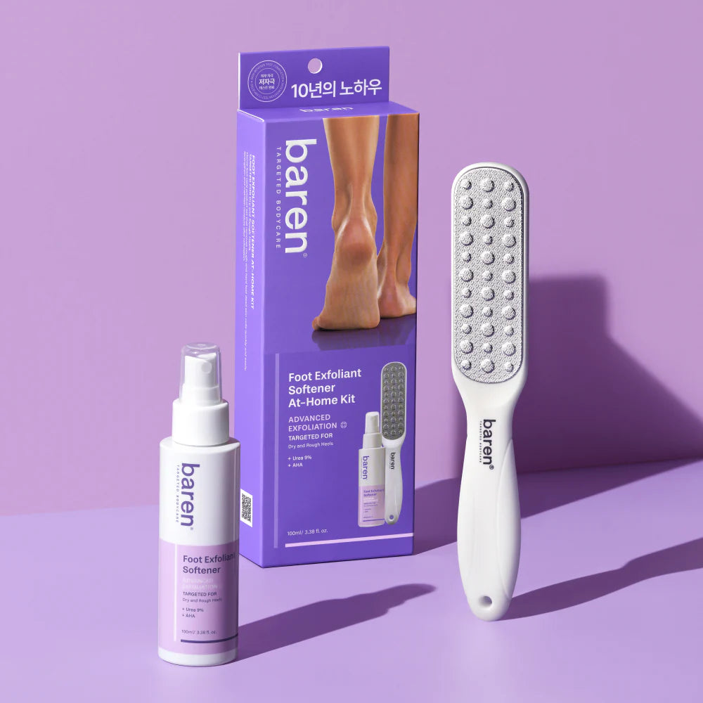 BAREN | Foot Exfolian Softener At-Home Kit