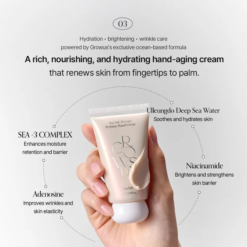 GROWUS | Damage Therapy Perfume Hand Cream - 50ml