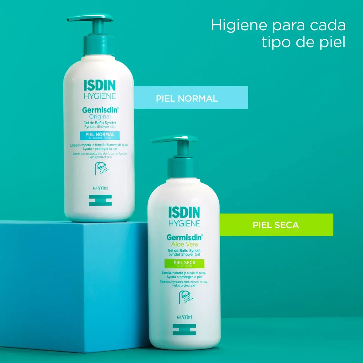 ISDIN | Germisdin Aloe Vera Gel de Baño - 500ml - InternationalCosmetic