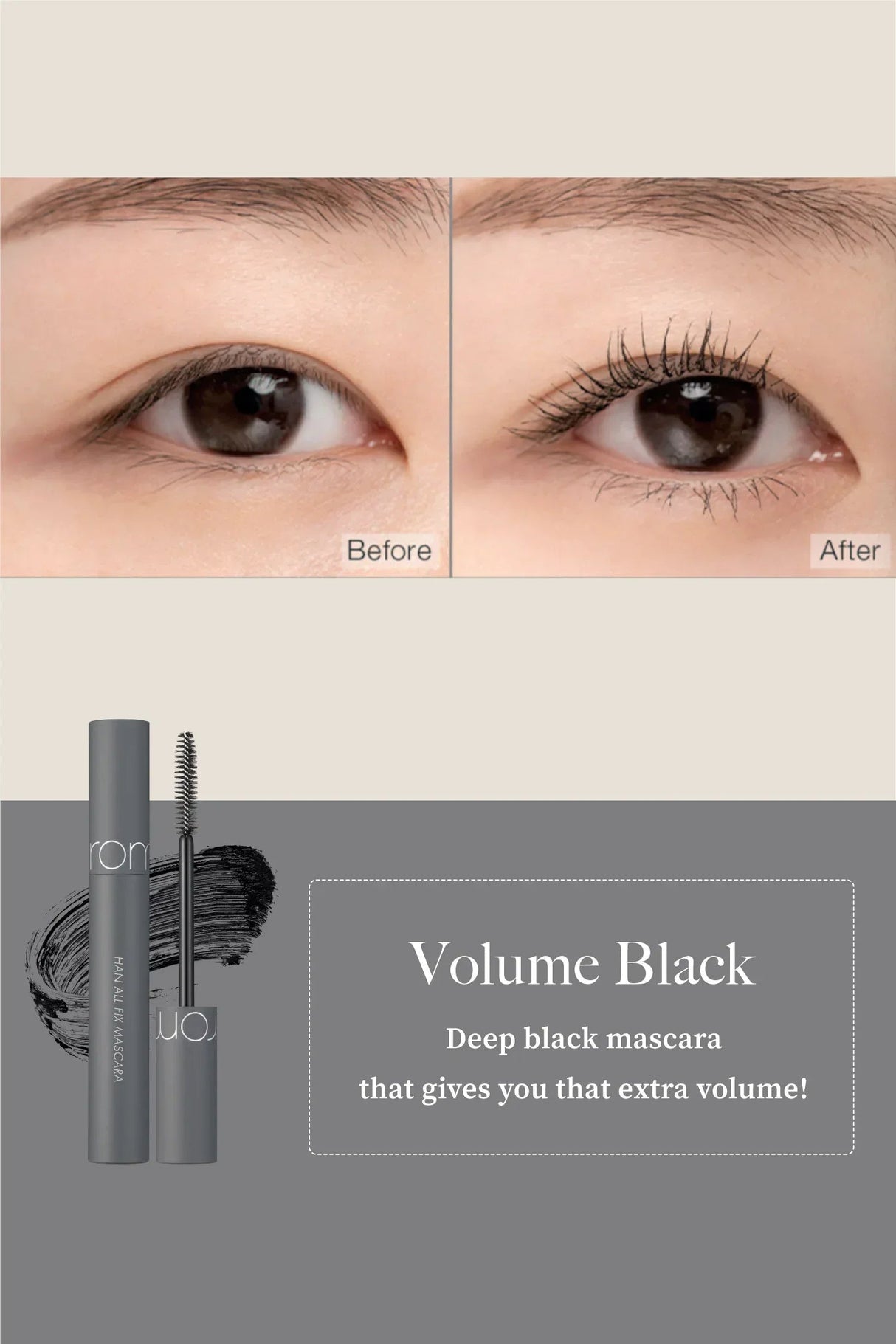 ROM&ND | Han All Fix Mascara - InternationalCosmetic
