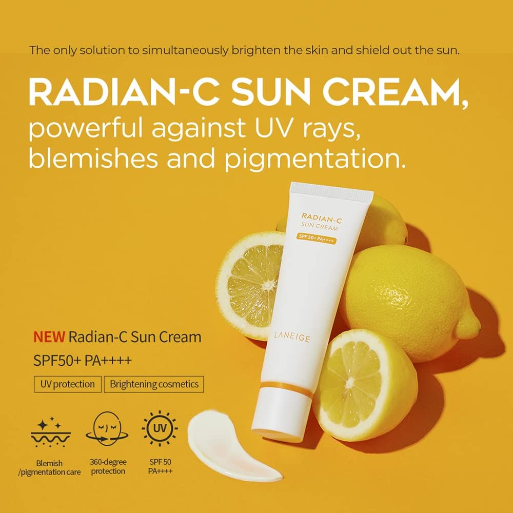LANEIGE | Radian‑C Sun Cream SPF50+ - 50ml