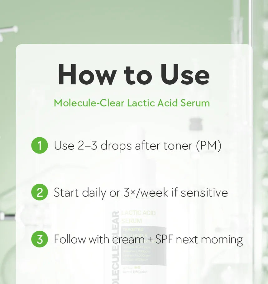 NINE LESS | Lactic Acid Serum - 30ml
