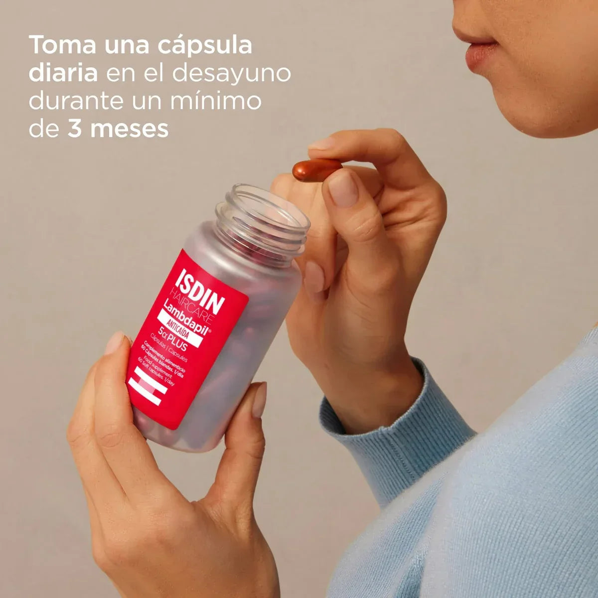 ISDIN | Lambdapil® 5𝛂 Plus Cápsulas - 60ud - InternationalCosmetic