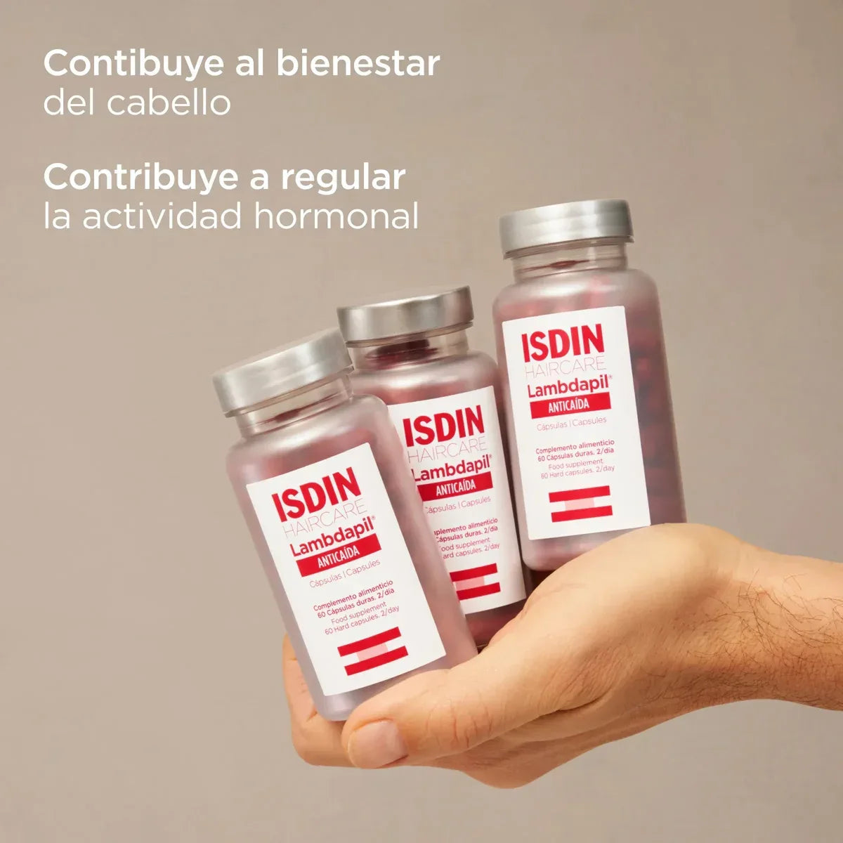 ISDIN | Lambdapil® Anticaída Cápsulas - 60ud - InternationalCosmetic