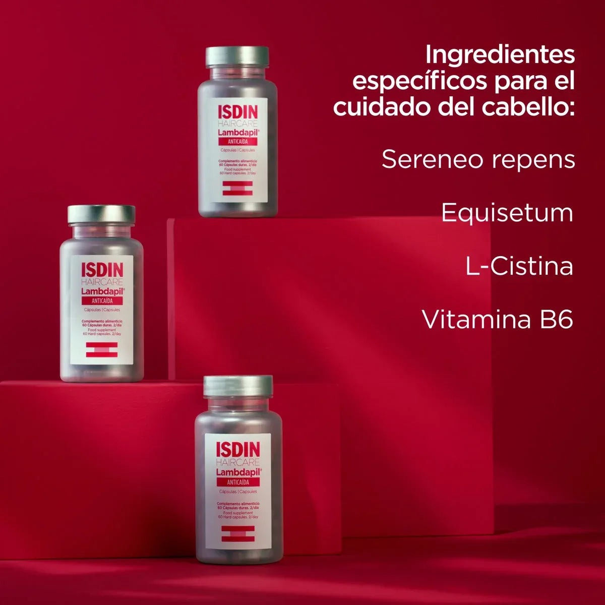 ISDIN | Lambdapil® Anticaída Cápsulas - 60ud - InternationalCosmetic