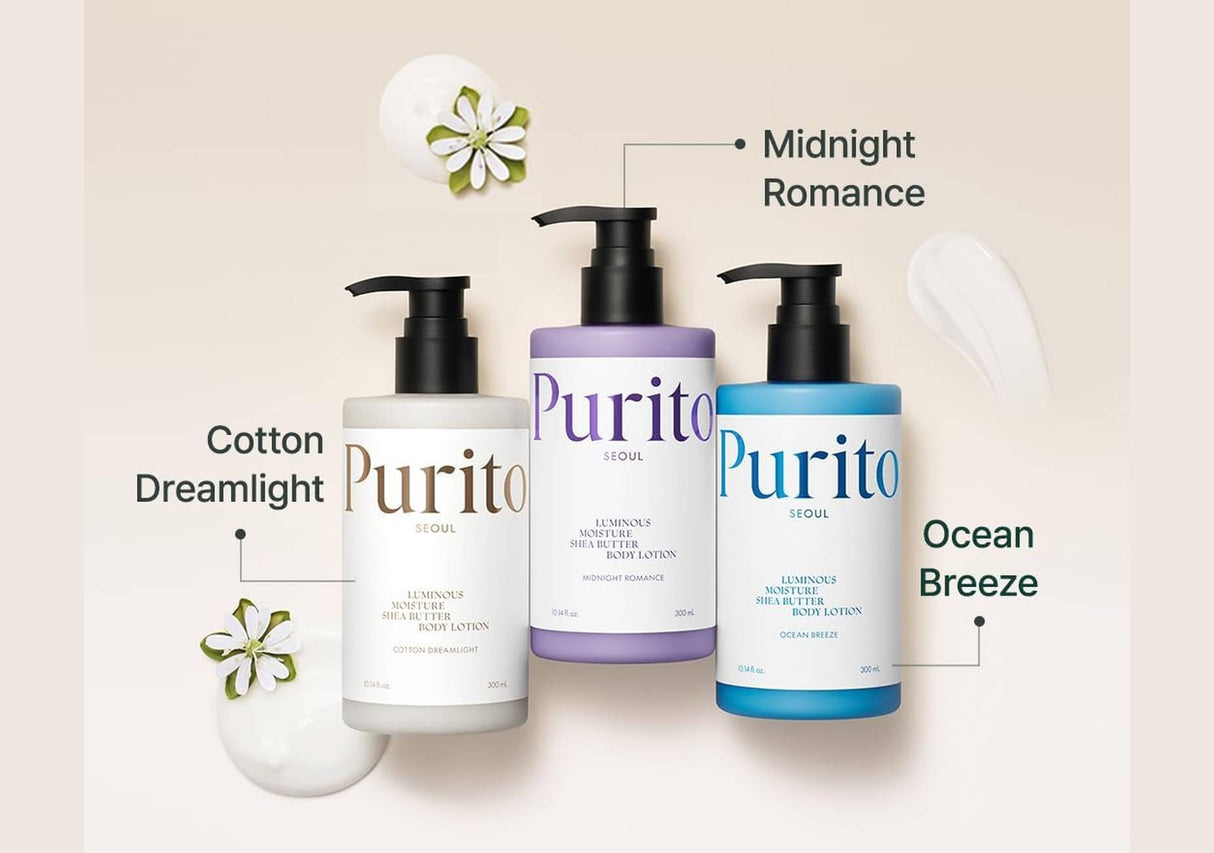 PURITO | Luminous Moisture Shea Butter Body Lotion Ocean Breeze - 300ml