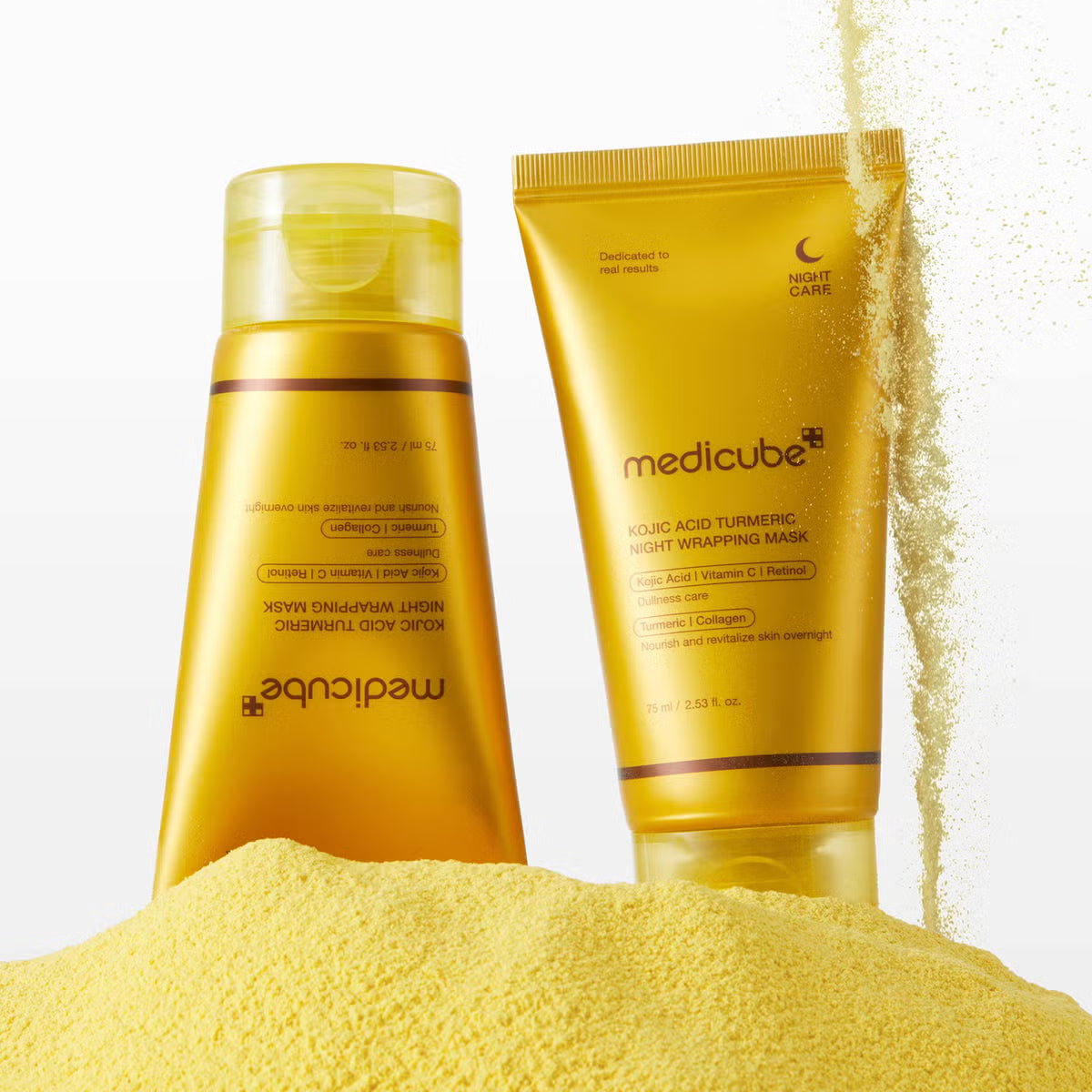MEDICUBE | Kojic Acid Turmeric Night Wrapping Mask - 75ml