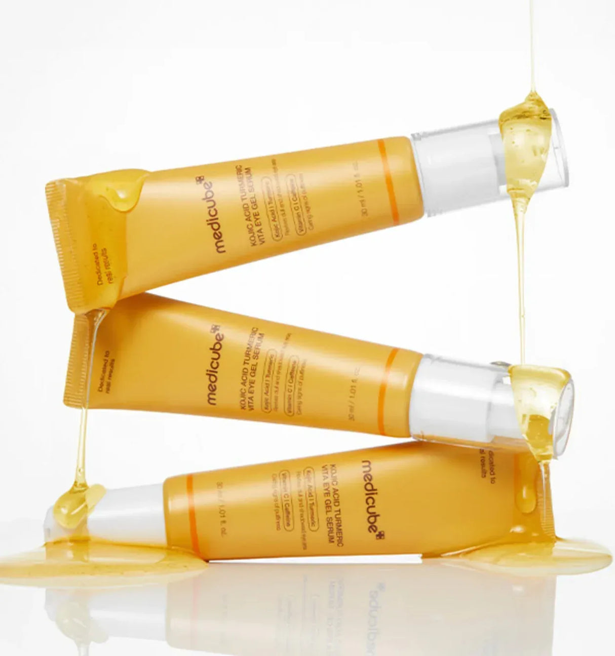 MEDICUBE | Kojic Acid Turmeric Vita Eye Gel Serum - 30ml
